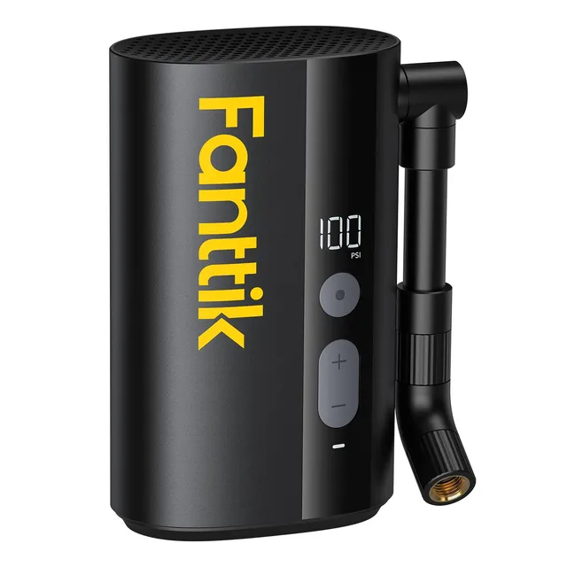 fanttik-x9-ace-mini-bike-pump-150psi-electric-air-pump-with-presta-and-schrader- image 1