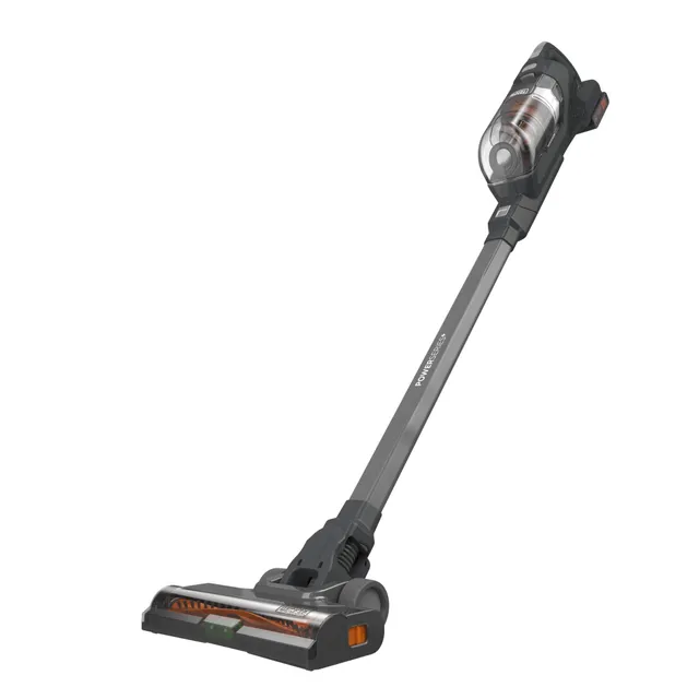 black-decker-powerseries-20v-max-cordless-stick-vacuum-kit-gray-orange image 1