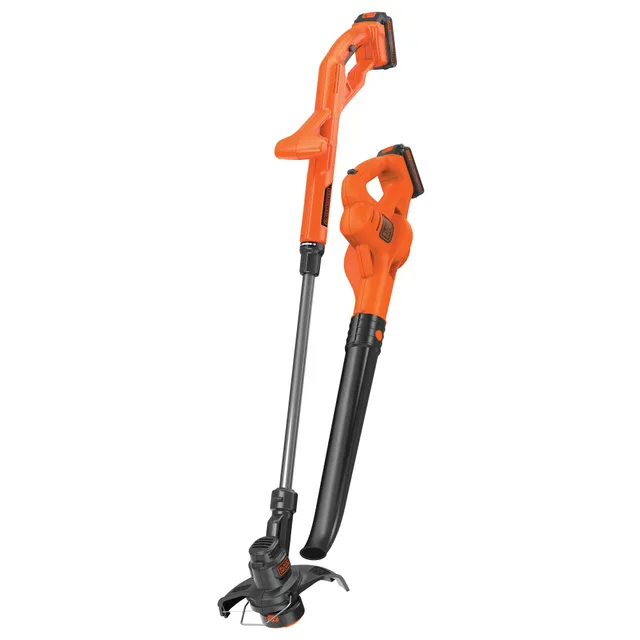 black-decker-20v-max-powerconnect-cordless-10-string-trimmer-edger-and-leaf-blow image 1