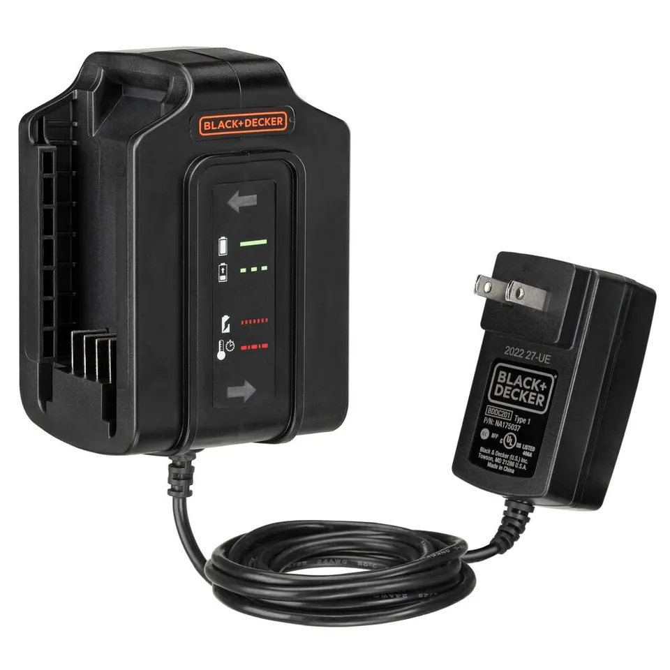 black-decker-dual-charger-station-with-led-indicators-for-20v-batteries image 1
