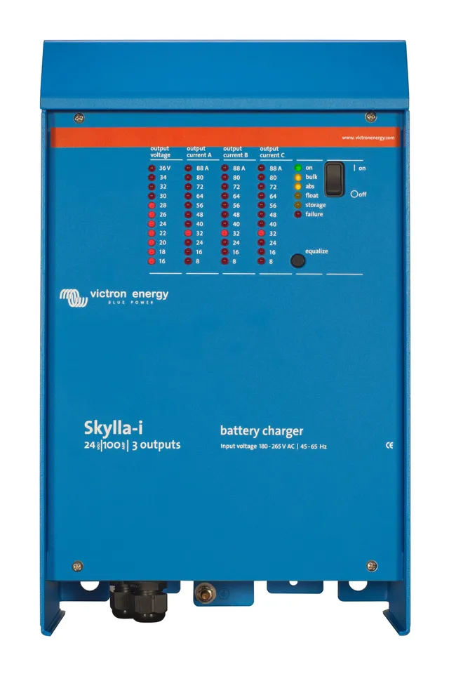 victron-energy-skylla-i-24-100-3-230v-battery-charger-24v-100a-3-outputs-lifepo4 image 1