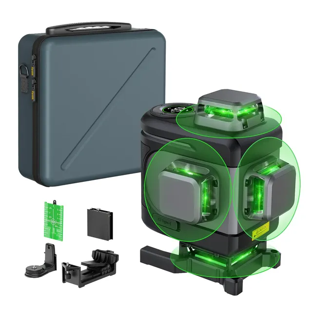 fanttik-d16-apex-professional-laser-level-4-x-360-green-beam-self-leveling-led-s image 1