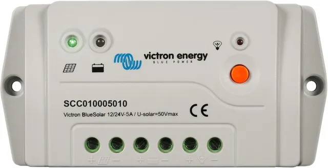 victron-energy-bluesolar-pwm-pro-5a-solar-charge-controller-12-24v-3-stage-charg image 1