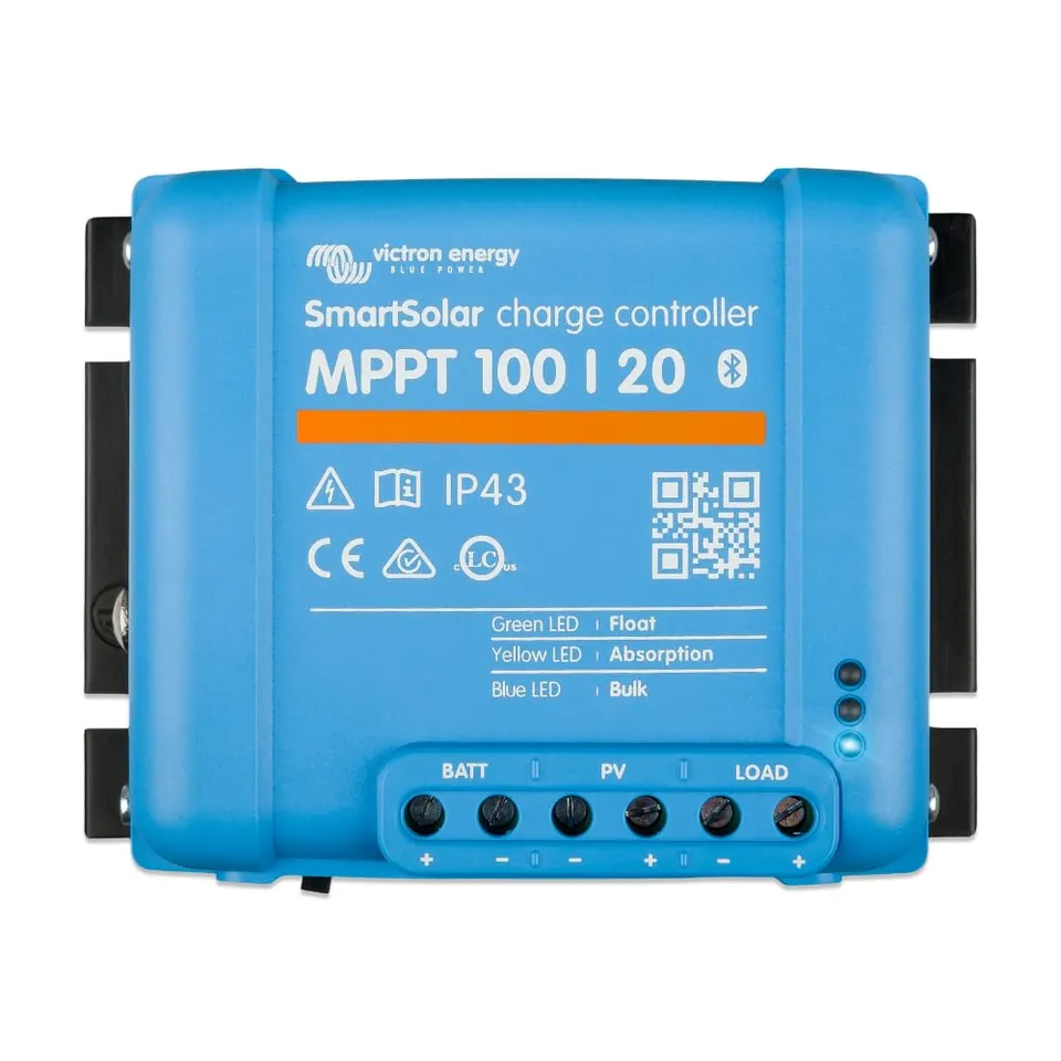 victron-energy-smartsolar-mppt-100-20-solar-charge-controller-100v-20a-48v-bluet image 1