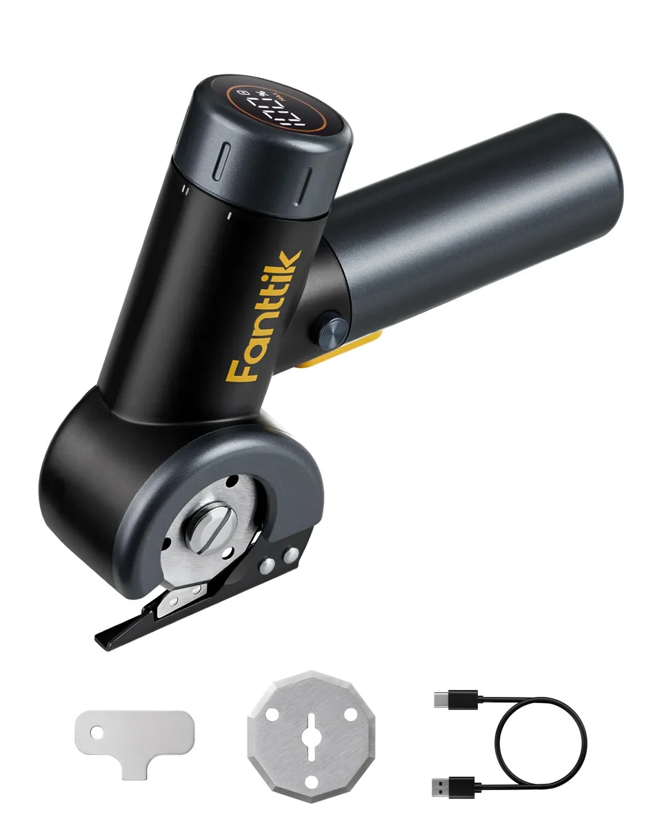 fanttik-c8-nano-electric-scissors-with-led-display-type-c-rechargeable-easyswap- image 1