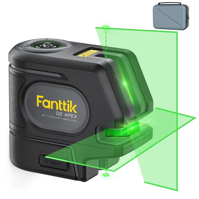 fanttik-d2-apex-laser-level-self-leveling-green-beam image 1
