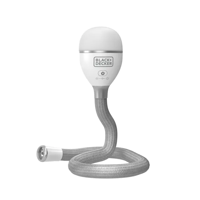 black-decker-snakelight-2-in-1-rechargeable-light-with-flexible-gooseneck image 1