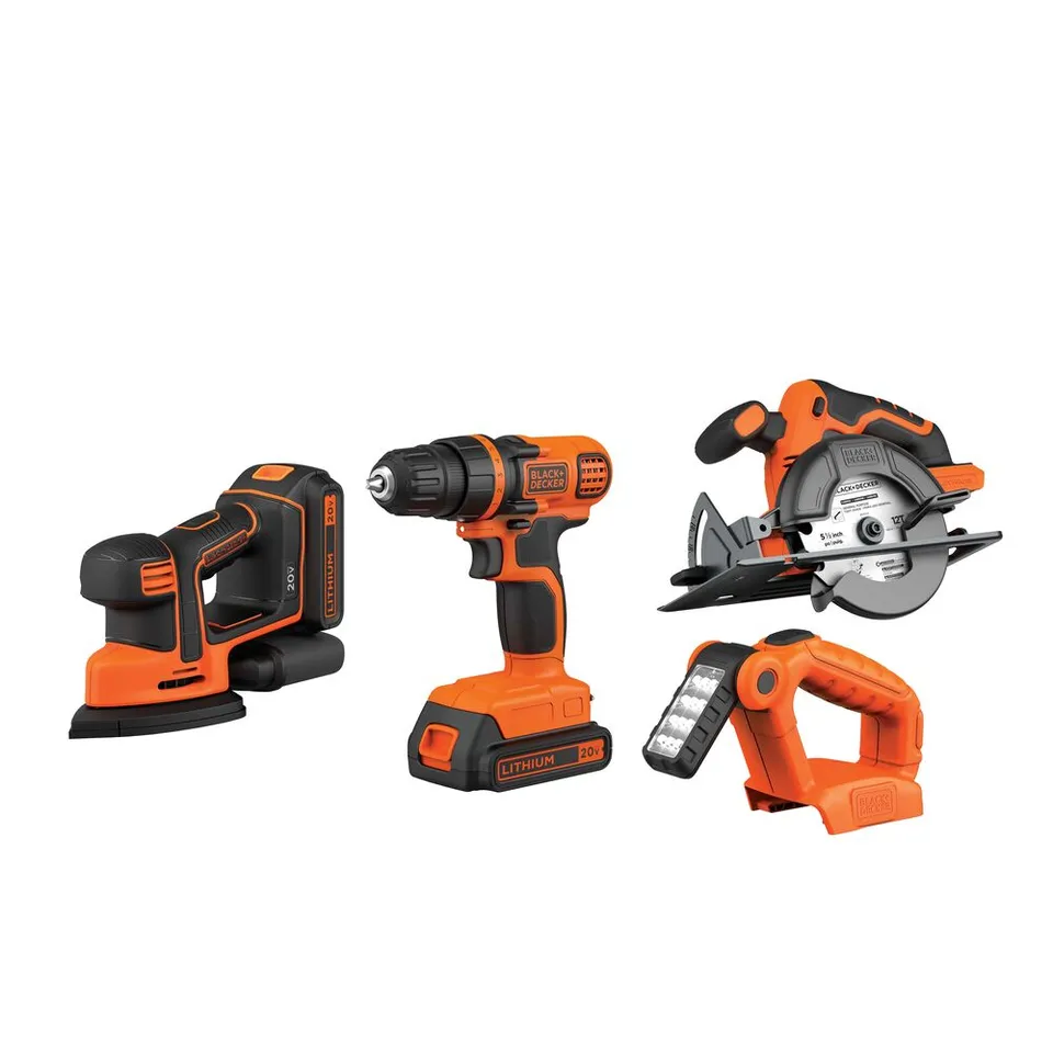 black-decker-20v-max-powerconnect-cordless-4-tool-combo-kit image 1
