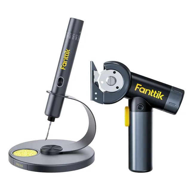 fanttik-t1-max-soldering-iron-kit-c8-nano-cordless-electric-scissors-with-led-di image 1