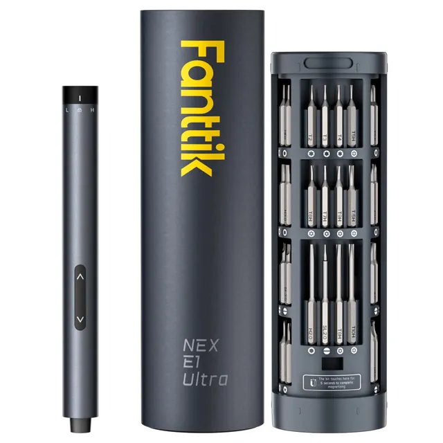 fanttik-e1-ultra-mini-electric-screwdriver-50-in-1-precision-set-with-revostor-m image 1