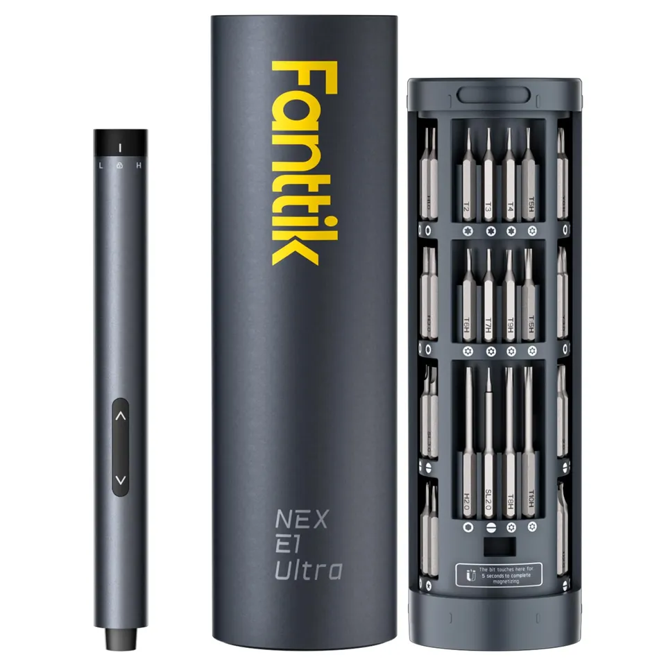 fanttik-e1-ultra-mini-electric-screwdriver-50-in-1-precision-set-with-revostor-m image 1