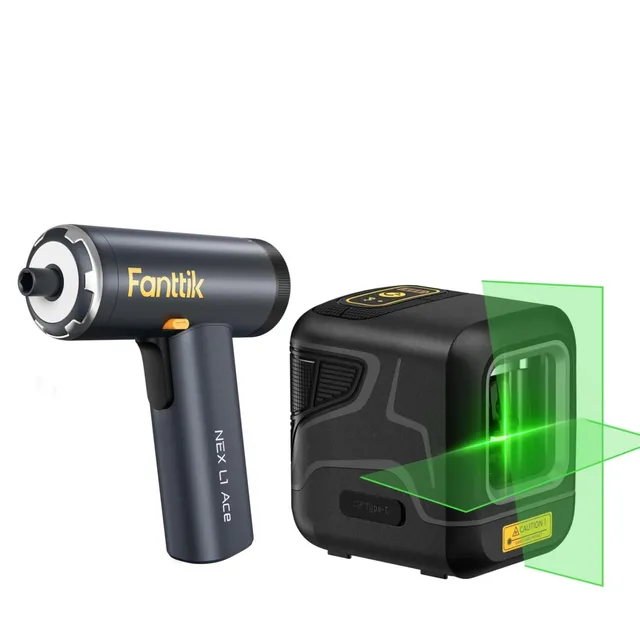 fanttik-l1-ace-3-7v-cordless-screwdriver-fanttik-d2-laser-level-combo-6-gears-to image 1