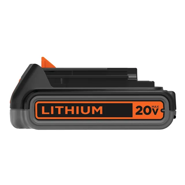 black-decker-20v-max-2-0-ah-lithium-ion-battery-powerconnect-compatible image 1