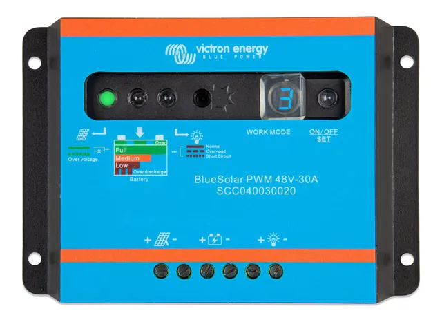 victron-energy-bluesolar-pwm-light-48v-30a-solar-charge-controller image 1