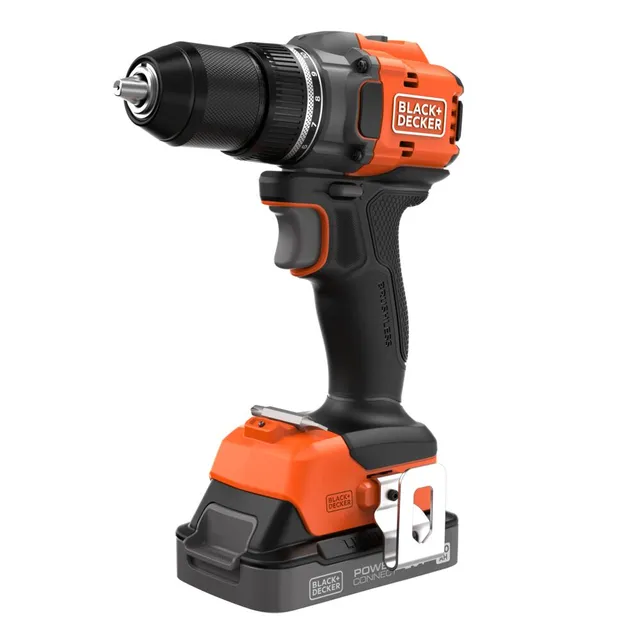 black-decker-20v-max-powerconnect-cordless-brushless-in-drill-driver-kit-battery image 1