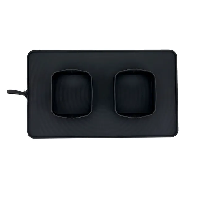 black-decker-double-pet-travel-bowl-2x2-cup-foldable-silicone image 1