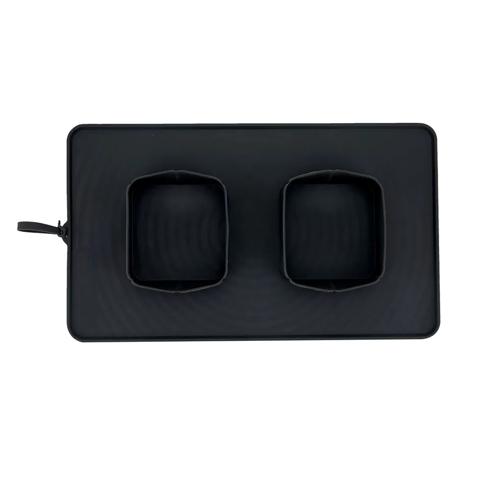 black-decker-double-pet-travel-bowl-2x2-cup-foldable-silicone image 1