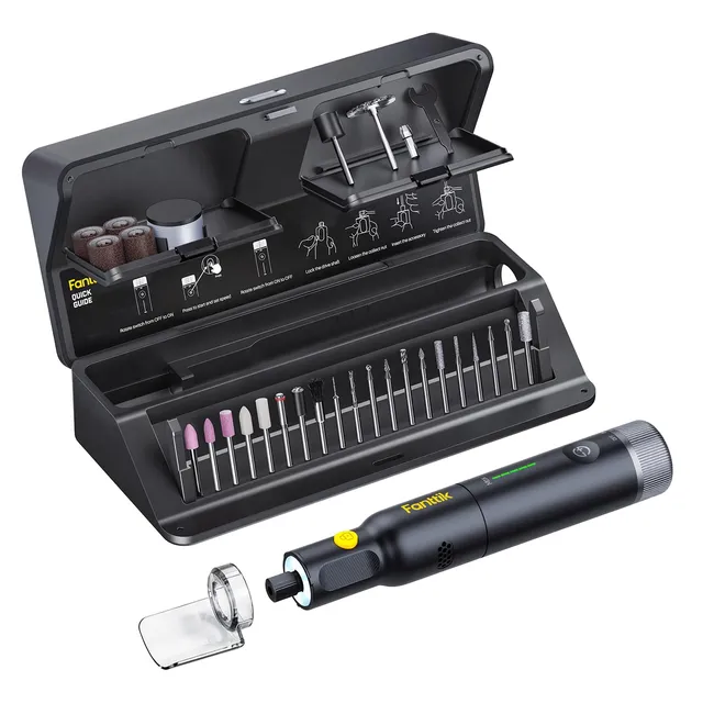 fanttik-f2-pro-kit-rotary-tool-25000-rpm-cordless-with-44-accessories-5-speeds-3 image 1