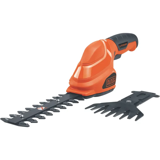 black-decker-3-6v-cordless-shrub-trimmer-grass-shear-combo image 1