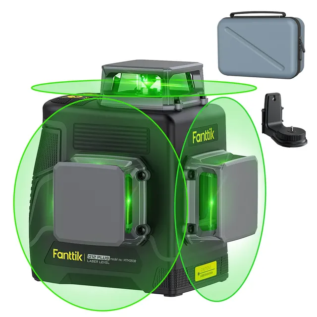 fanttik-d12-plus-laser-level-3x360-green-beam-self-leveling image 1