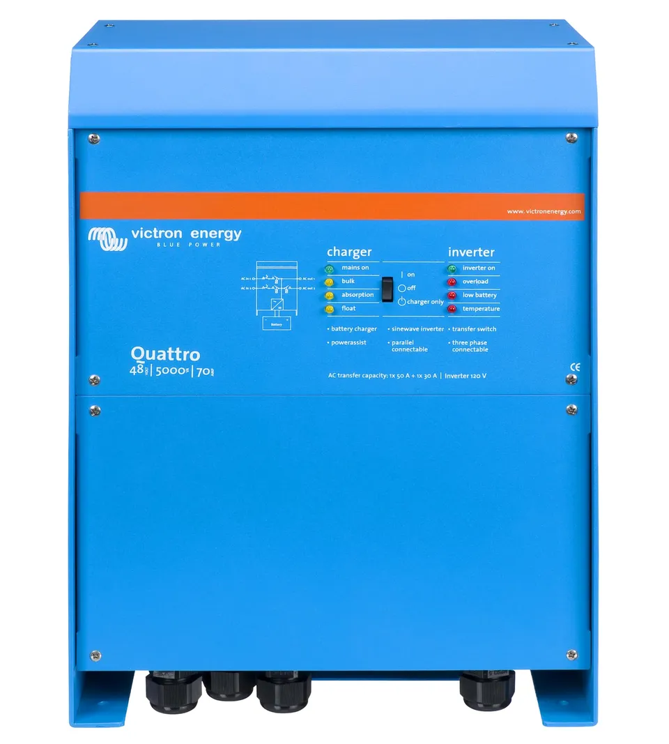 victron-energy-quattro-5000va-48v-pure-sine-wave-inverter-and-70a-battery-charge image 1