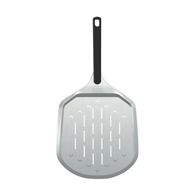 black-decker-12-in-metal-pizza-peel-for-easy-pizza-prep-and-retrieval image 1