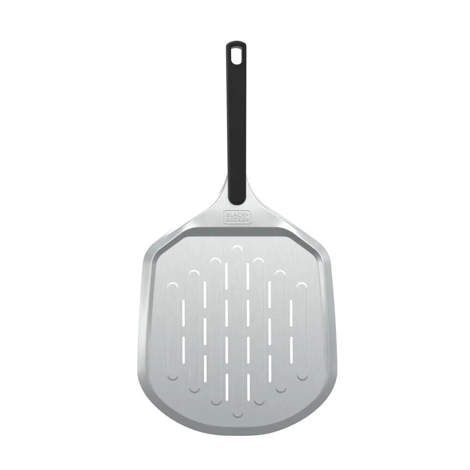 black-decker-12-in-metal-pizza-peel-for-easy-pizza-prep-and-retrieval image 1