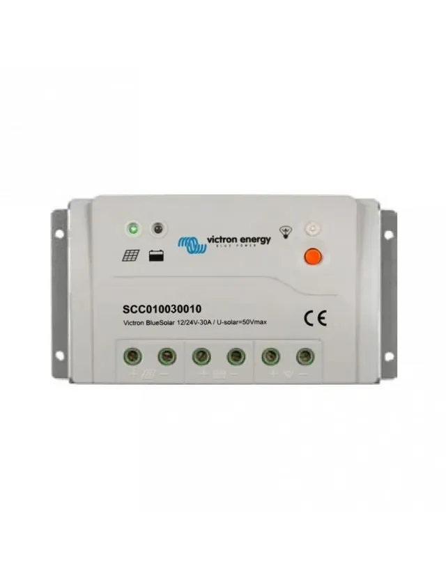victron-energy-bluesolar-pwm-pro-30a-12-24v-solar-charge-controller-with-low-vol image 1
