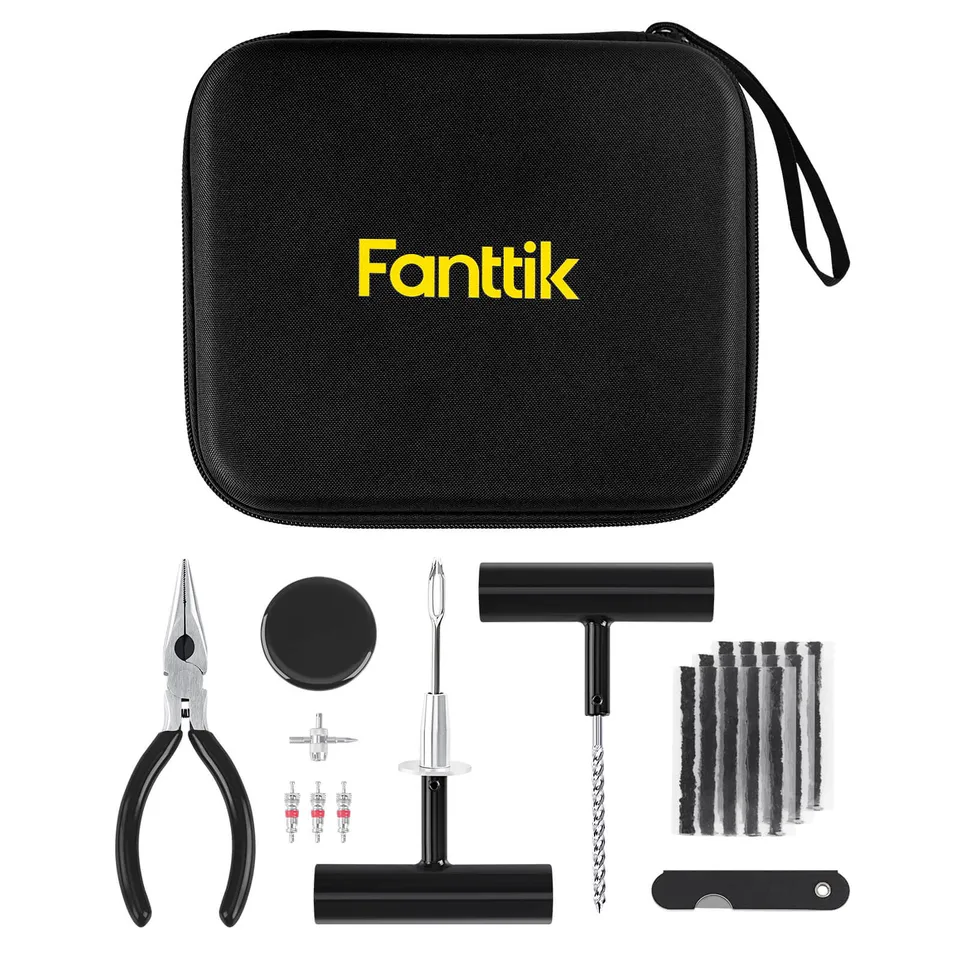 fanttik-24-piece-universal-tire-repair-kit-car-tire-plug-kit-with-reamer-inserti image 1