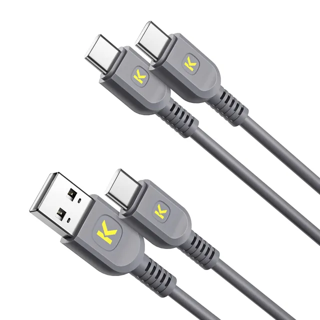 fanttik-usb-c-to-usb-c-cable-65w-usb-a-to-usb-c-cable-18w-2-pack-fast-charging-a image 1