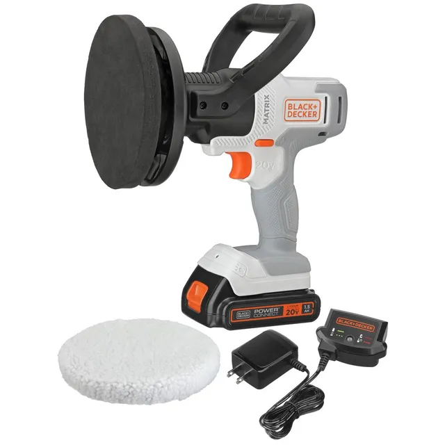 black-decker-20v-max-powerconnect-matrix-cordless-buffer-kit-with-battery-and-ch-2 image 1
