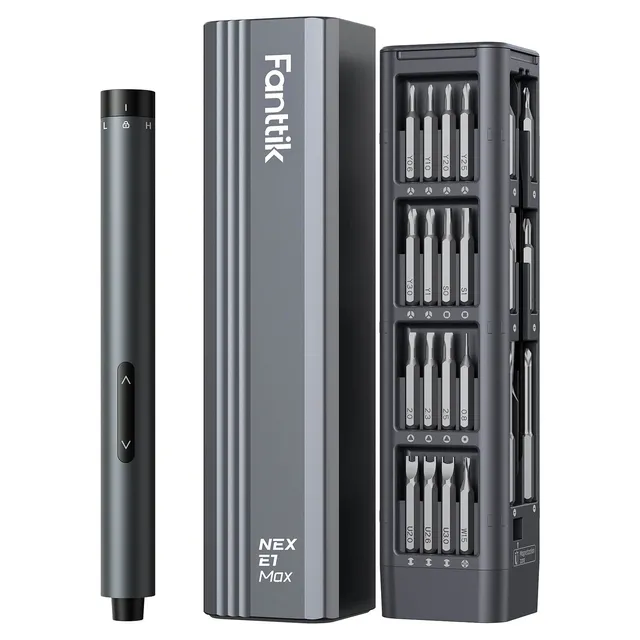 fanttik-e1-max-precision-electric-screwdriver-usb-c-rechargeable-56-piece-kit image 1