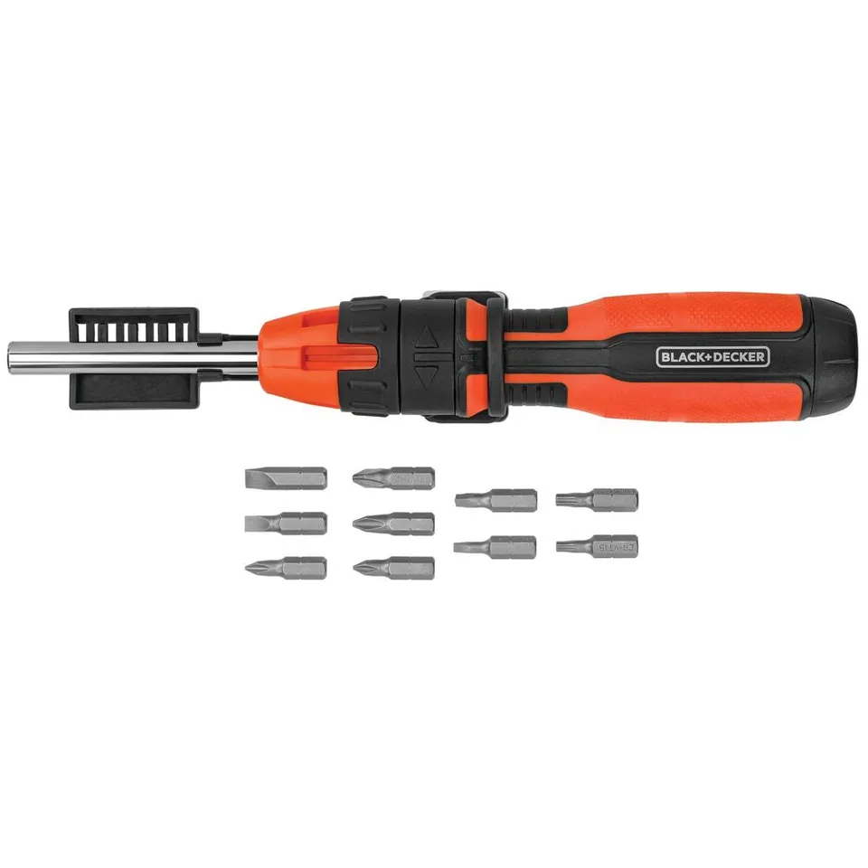black-decker-10-bit-ratcheting-screwdriver image 1