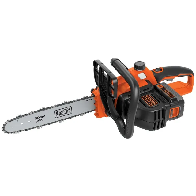 black-decker-40v-max-cordless-12-inch-chainsaw-kit-battery-and-charger-included image 1
