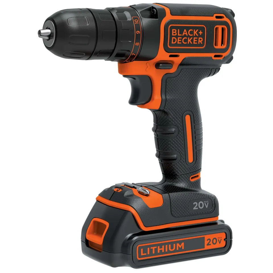 black-decker-20v-max-powerconnect-cordless-3-8-inch-drill-driver-kit image 1