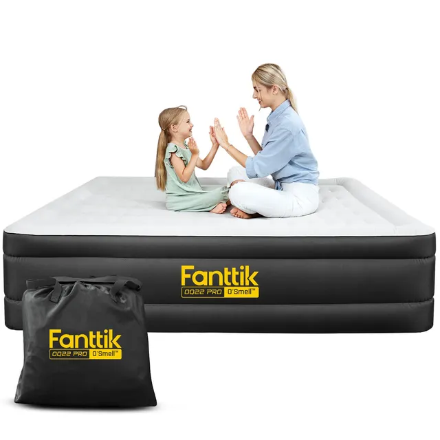 fanttik-oq22-pro-queen-air-mattress-with-built-in-pump-22-tall-720lb-support-o-s image 1