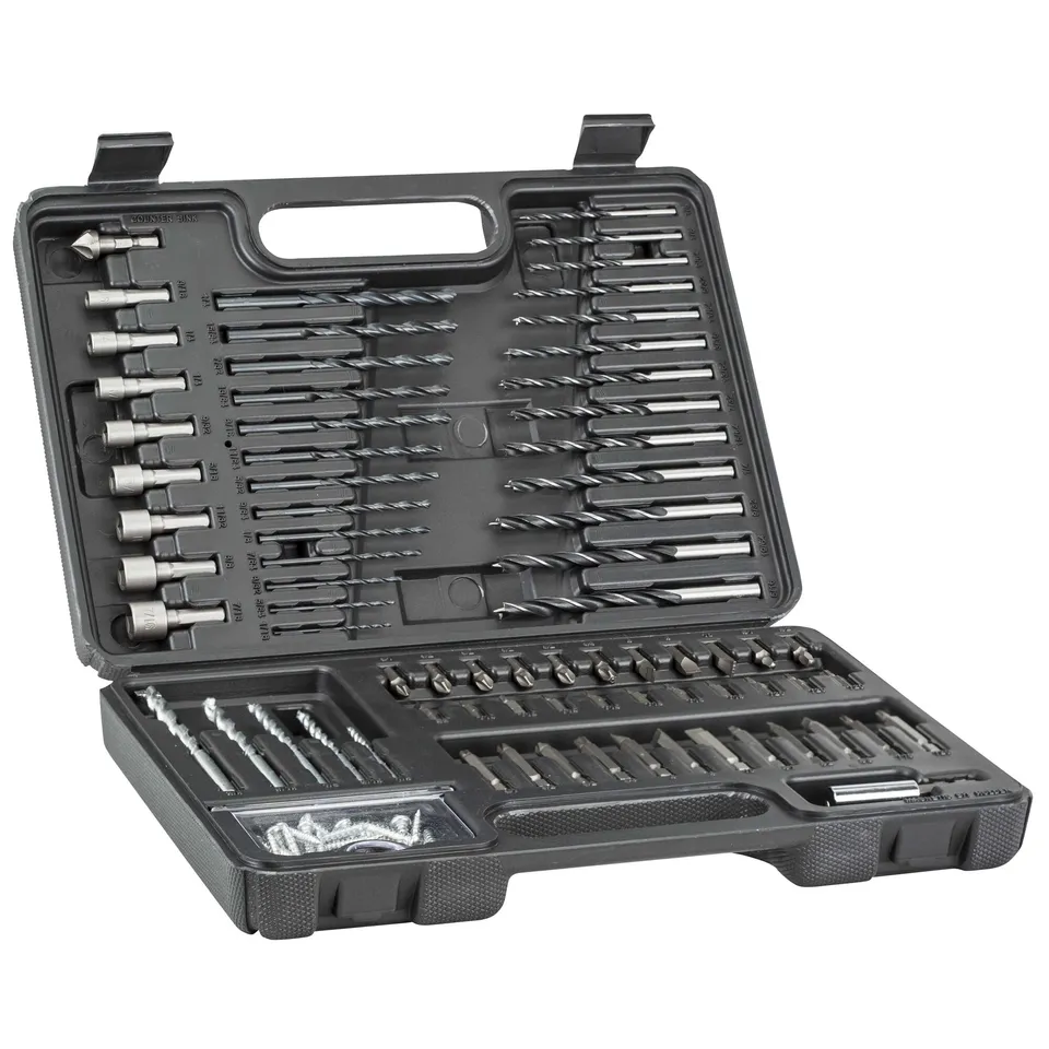 black-decker-screwdriver-bit-set-drill-bit-set-109-piece image 1