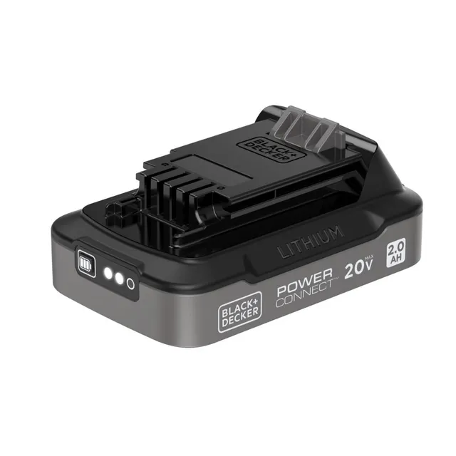 black-decker-20v-max-powerconnect-2-0-ah-lithium-ion-battery-state-of-charge-ind image 1