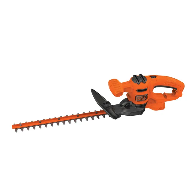 black-decker-16-inch-electric-hedge-trimmer-3-0-amp-compact-and-lightweight-with image 1