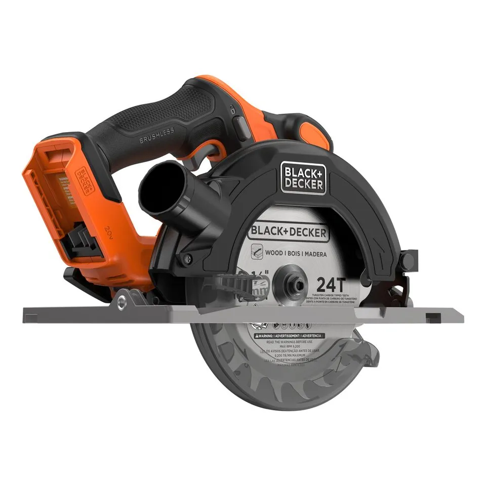 black-decker-20v-max-powerconnect-cordless-brushless-6-1-2-in-circular-saw-tool- image 1