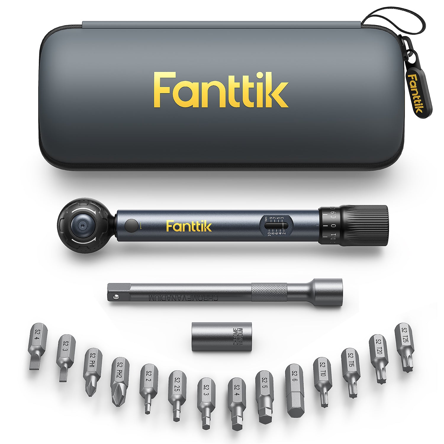 fanttik-wb10-nova-1-4-inch-drive-click-torque-wrench-set image 1