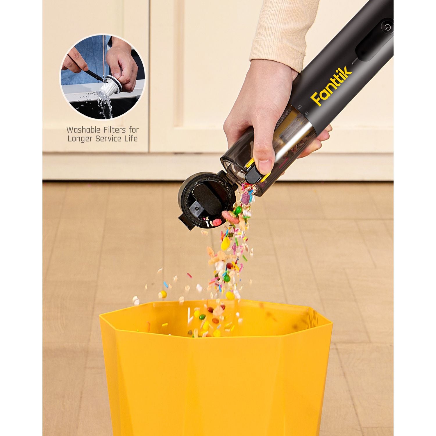 fanttik-slim-v10-apex-cordless-car-vacuum image 7