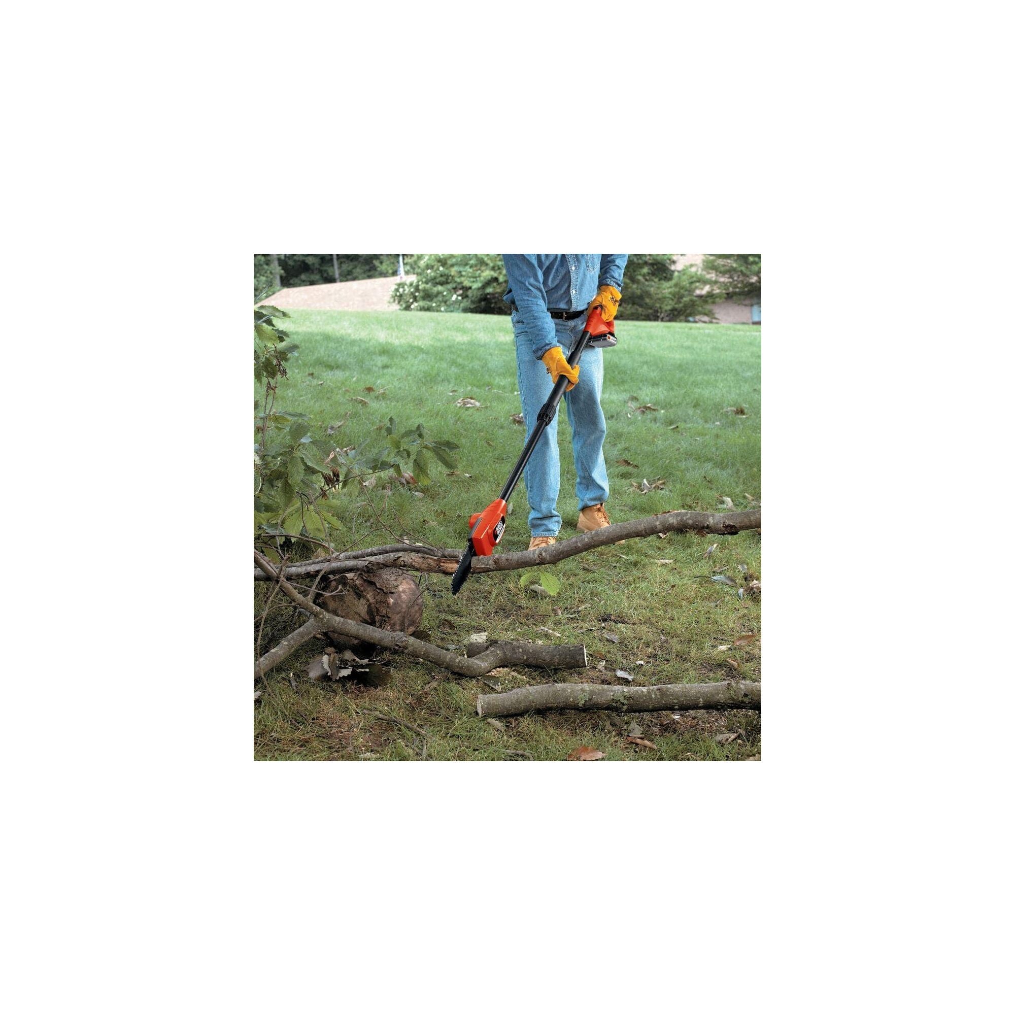 black-decker-20v-max-powerconnect-cordless-8-inch-pole-pruning-saw-battery-charg-2 image 2
