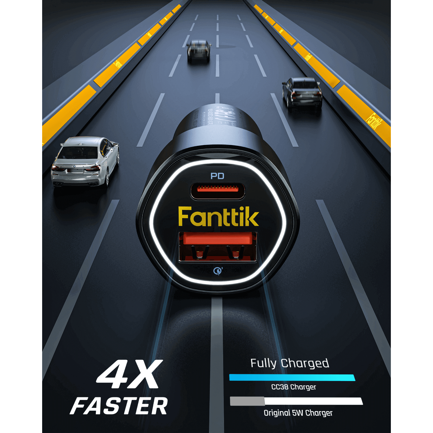 fanttik-38w-usb-c-car-charger image 2