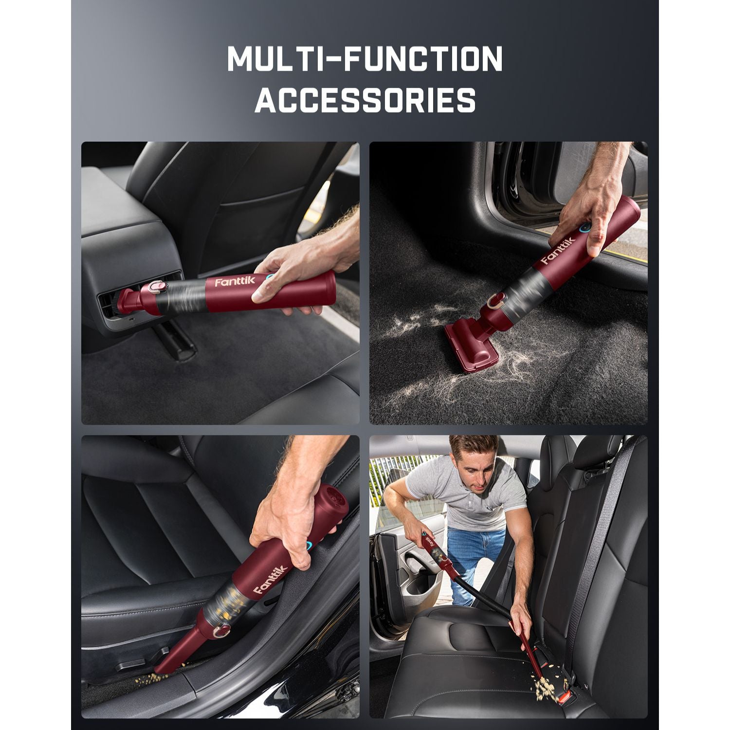fanttik-slim-v8-apex-car-vacuum-robustclean-red image 2