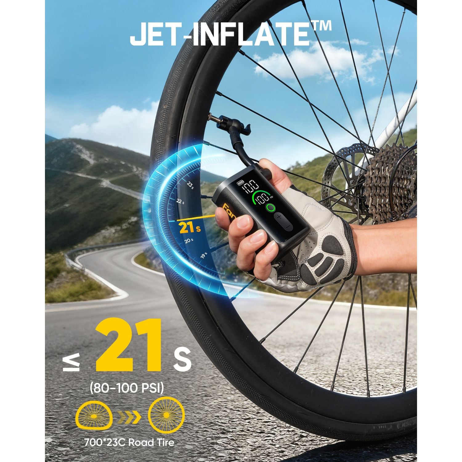 fanttik-x11-ace-bike-pump image 2