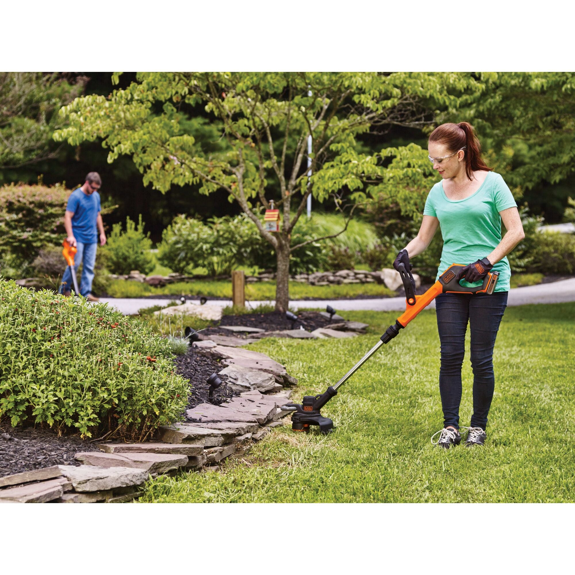 black-decker-20v-max-powerconnect-cordless-12-inch-2-speed-string-trimmer-and-ed image 2
