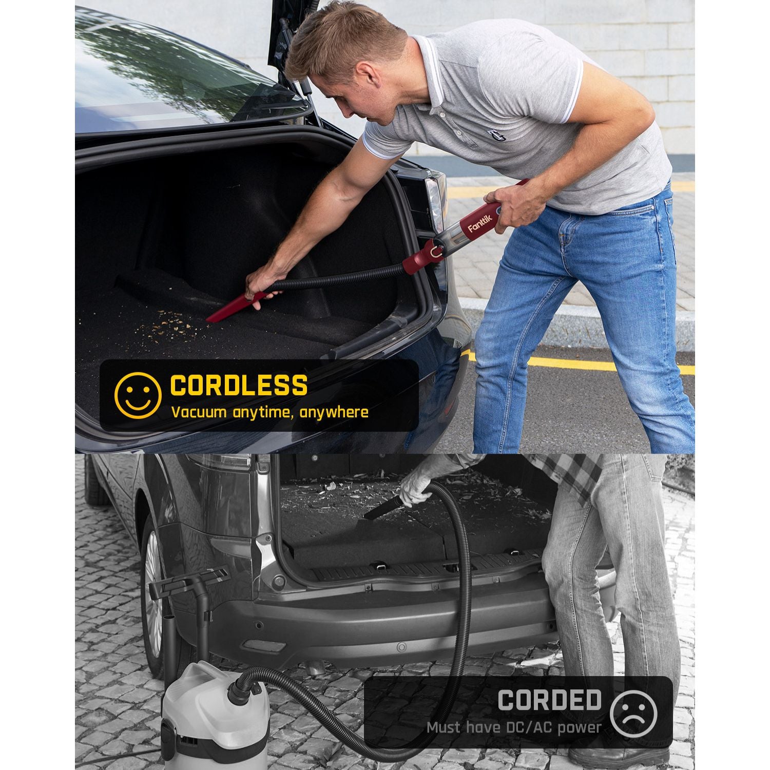 fanttik-slim-v8-apex-car-vacuum-robustclean-red image 3