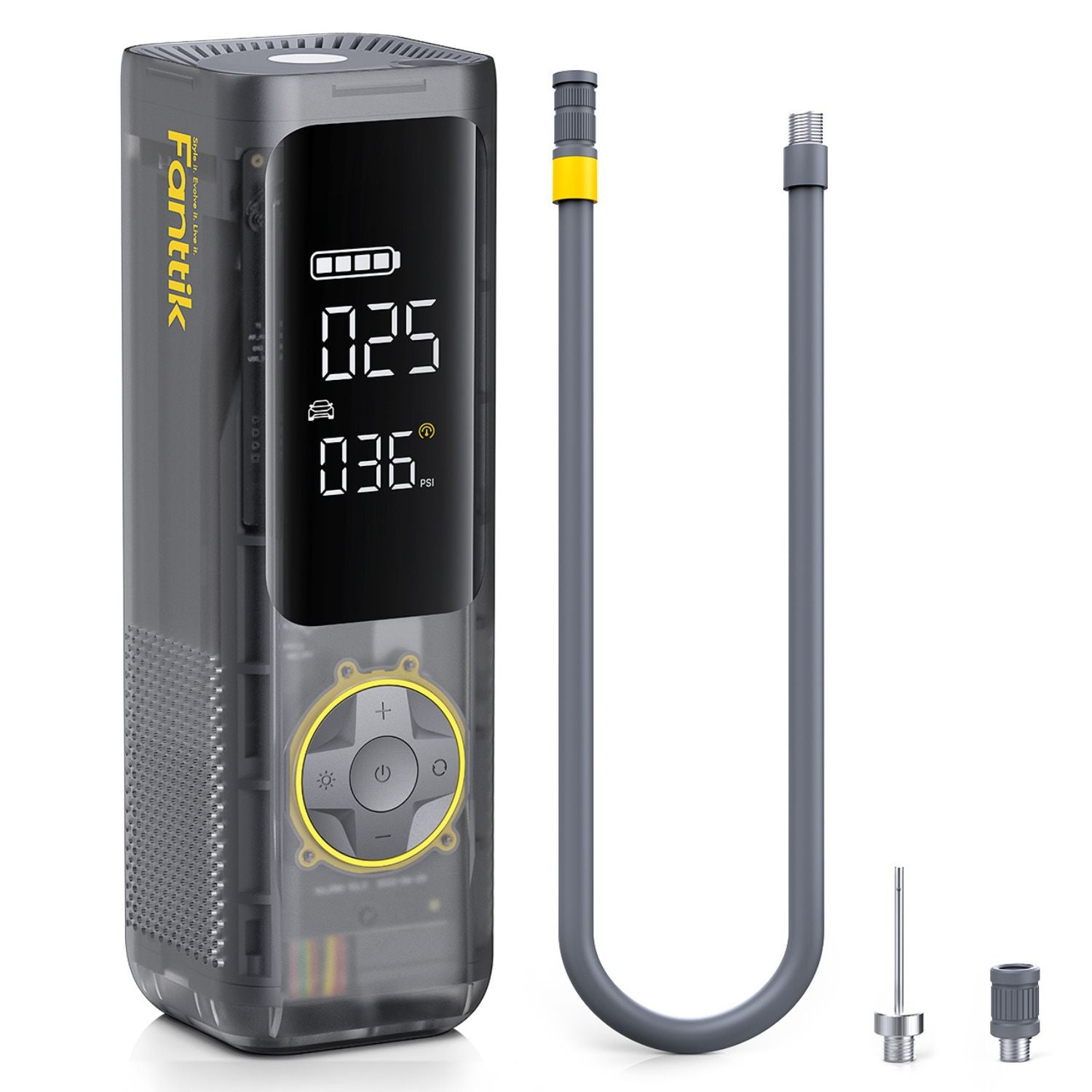 fanttik-x8-apex-tire-inflator-mechanical-gray-digital-pressure-gauge image 1