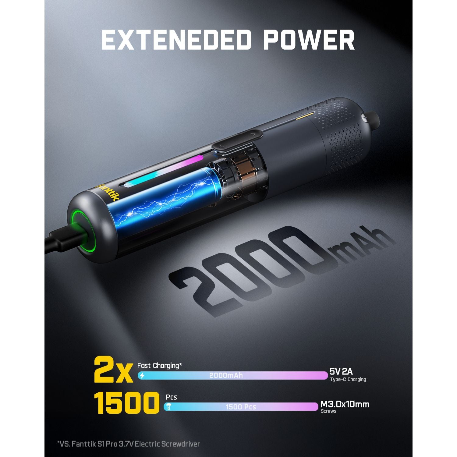 fanttik-s2-pro-cordless-electric-screwdriver-mini-precision-screwdriver-with-90- image 5